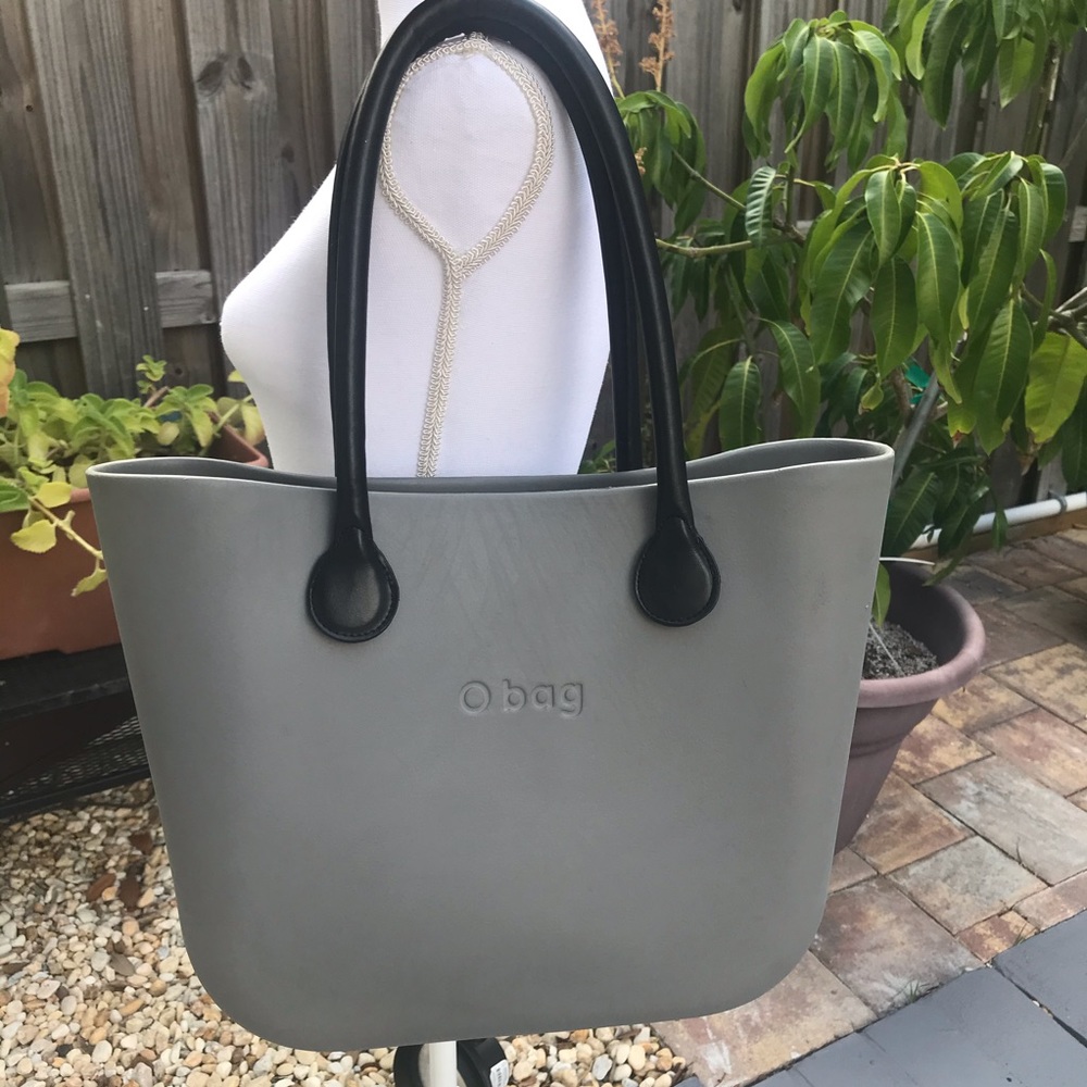 O Bag Tote Classic | Gray Rubber Bag | Work Bag